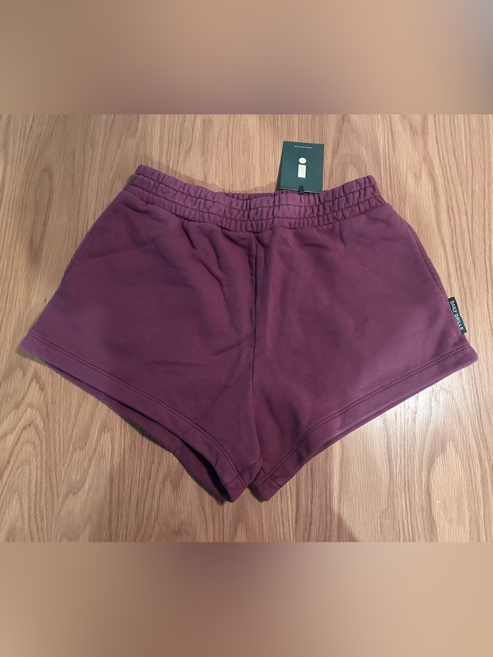 Daily Drills Heavyweight Super Shorts - Wine Size M/L NWT